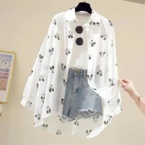 Mickey Mouse Blouse Long Sleeve